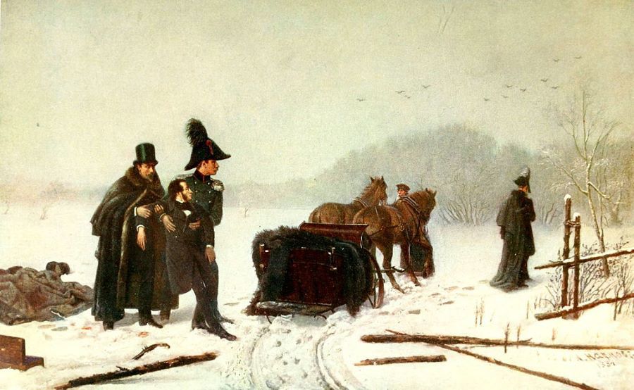Дуэль Пушкина и Дантеса