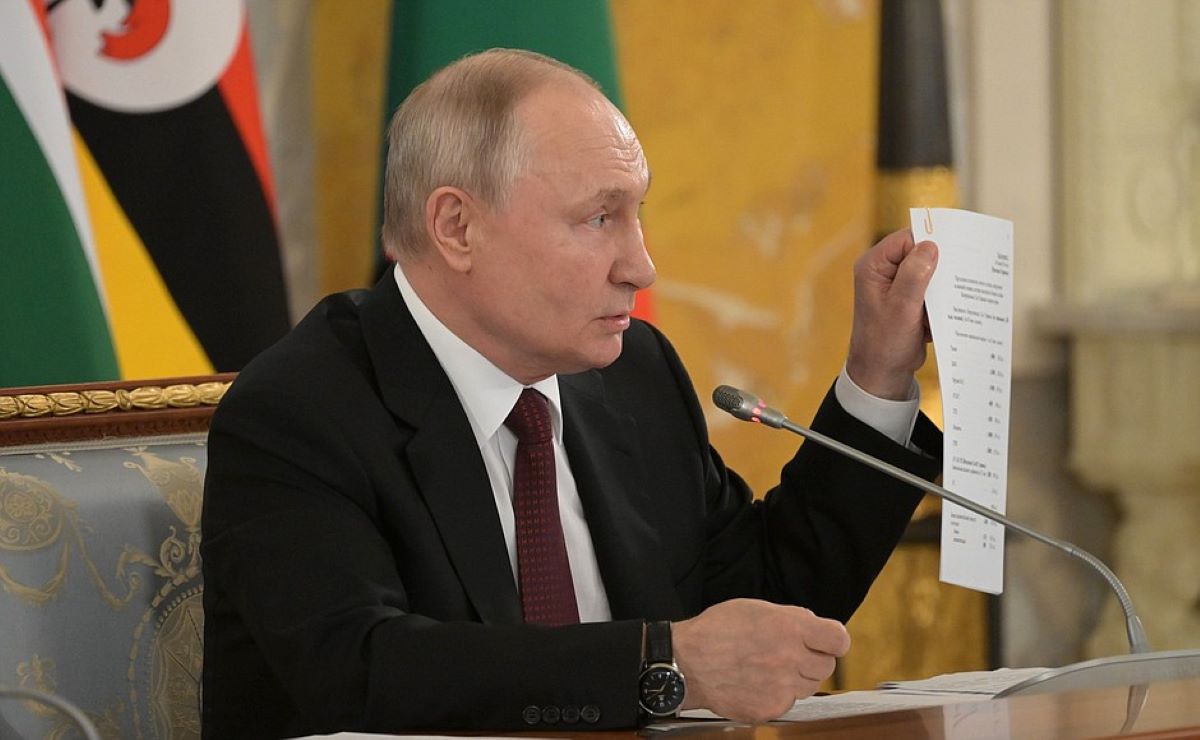 Владимир Путин на встрече с африканскими лидерами