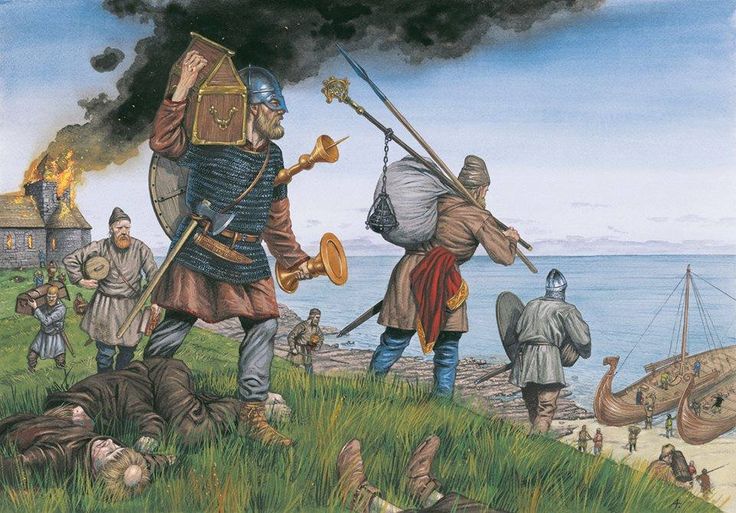 Атака викингов на Линдисфарн