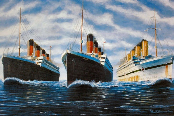 Титаник, Британик, Олимпик