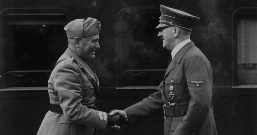 Гитлер и Муссолини в 1941 году